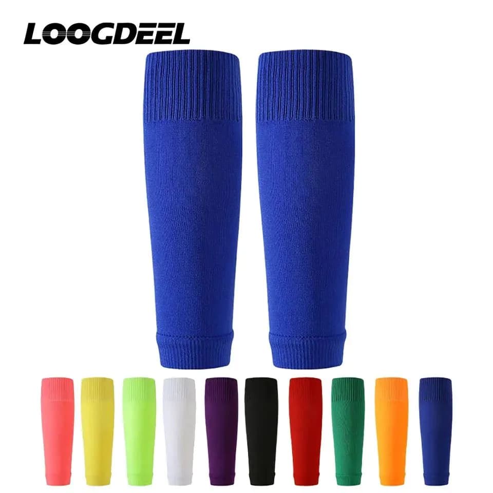 image-Loogdeel 1 Pair Breathable Calf Compression Sleeve Professional High-quality Soccer Socks For Running Football Basketball