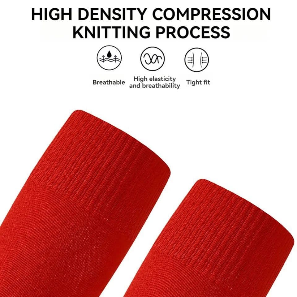 image-Loogdeel 1 Pair Breathable Calf Compression Sleeve Professional High-quality Soccer Socks For Running Football Basketball