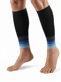 image-1Pair Calf Support Compression Sleeves for Women Men Running 20-30mmHg Footless Leg Socks Outdoor Sports Marathon