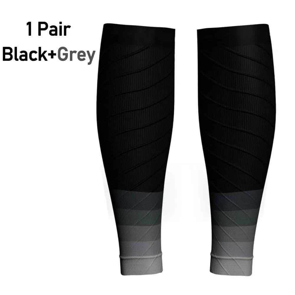 image-1Pair Calf Support Compression Sleeves for Women Men Running 20-30mmHg Footless Leg Socks Outdoor Sports Marathon