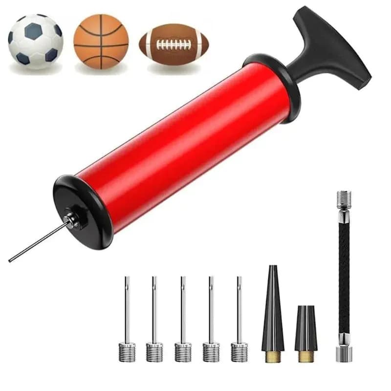 image-Flexible Hose Ball Pump Hand Pump Inflator Portable Basketball Football Volleyball Air Pump Inflating Push Hose