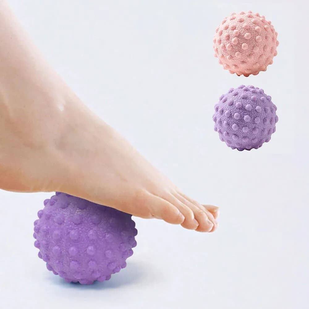 image-Fascia Ball Raised Point Massage Ball TPR Posture Master Yoga Ball Waist and Back Foot Massage Ball