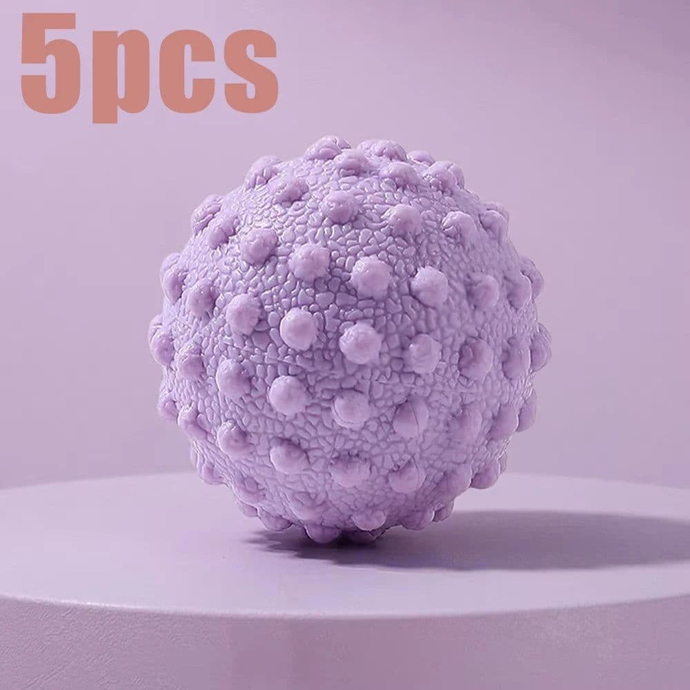 image-Fascia Ball Raised Point Massage Ball TPR Posture Master Yoga Ball Waist and Back Foot Massage Ball