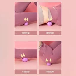 image-Fascia Ball Raised Point Massage Ball TPR Posture Master Yoga Ball Waist and Back Foot Massage Ball