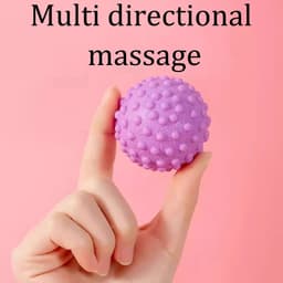 image-Fascia Ball Raised Point Massage Ball TPR Posture Master Yoga Ball Waist and Back Foot Massage Ball