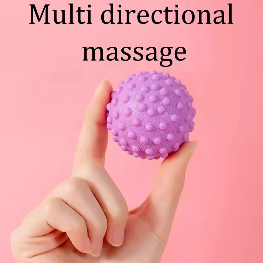 image-Fascia Ball Raised Point Massage Ball TPR Posture Master Yoga Ball Waist and Back Foot Massage Ball