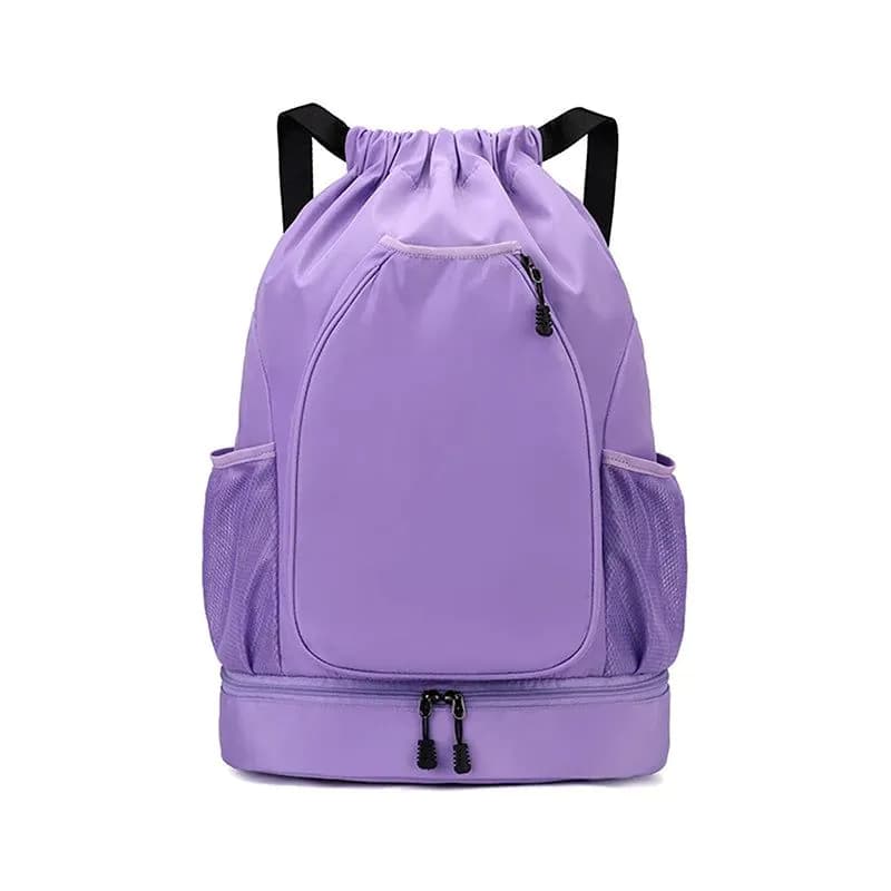 image-Tennis Racket Backpack Holds 2 Rackets Badminton Sports Bag Large Capacity Gym Pack Professional Fitness Bag With Shoes Pocket