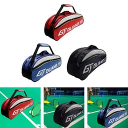 image-Badminton Racket Carry Bag, Racquet Carrying Bag, Tennis Sports Backpack for
