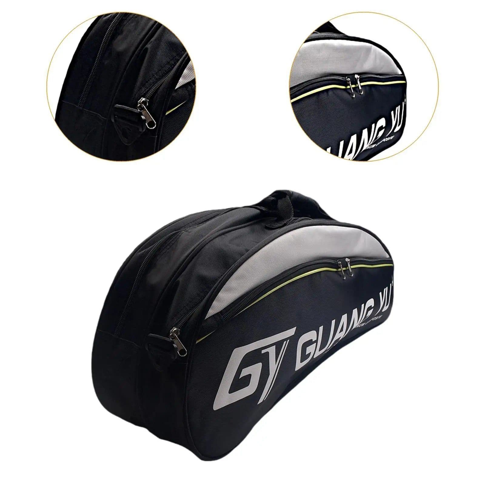 image-Badminton Racket Carry Bag, Racquet Carrying Bag, Tennis Sports Backpack for
