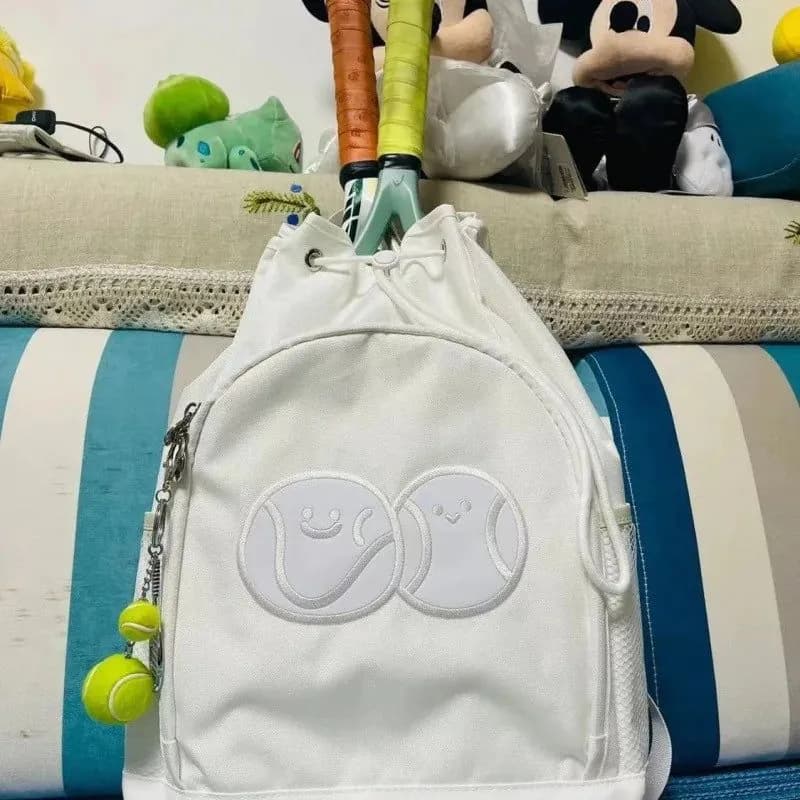 image-Dual-Shoulder Tennis Bag, Multi-Functional Badminton Bag, Large-Capacity Fitness Bag, Suitable for Both Men and Women