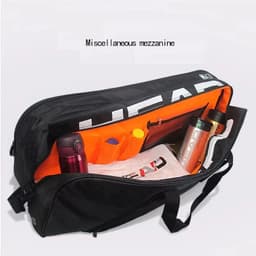 image-Original HEAD Tennis Racket Bag 6-Pack Racket Large Capacity Badminton Backpack For Men Women Sport Bag Raquete De Tenis Bag