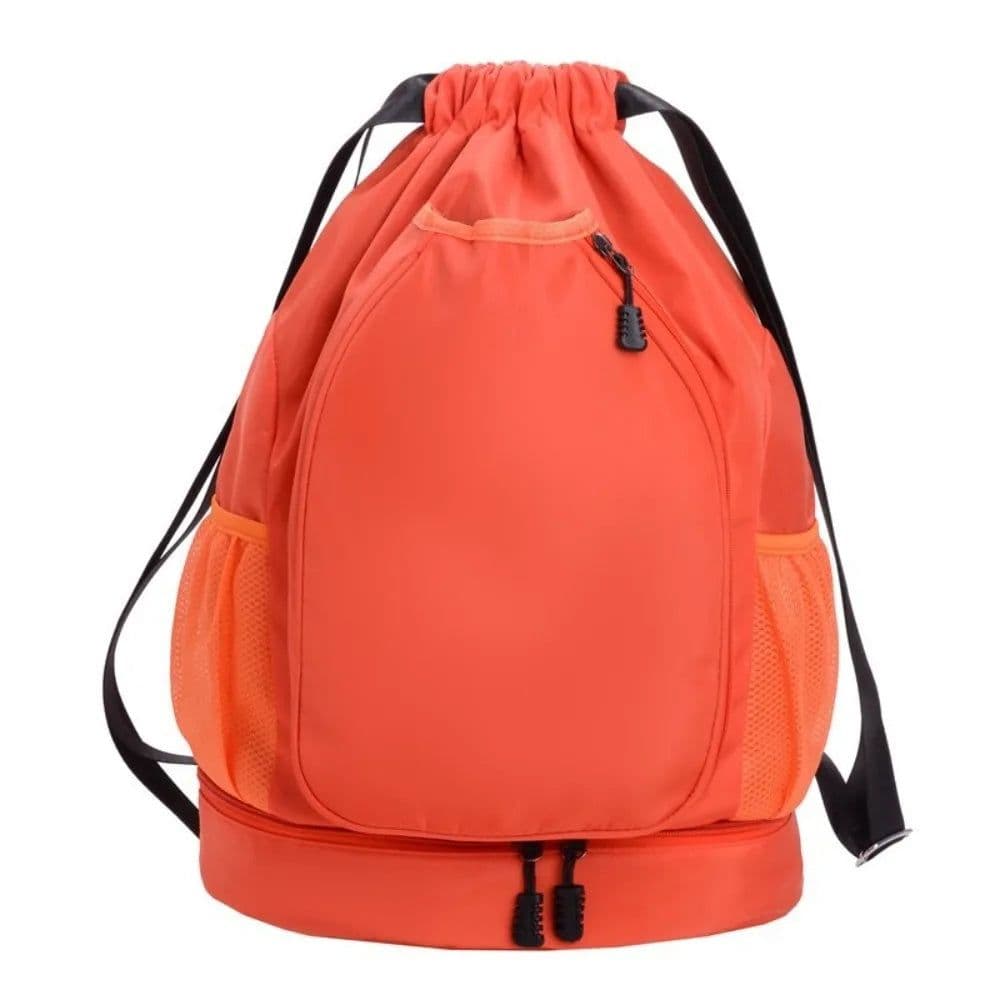 image-2 Rackets Tennis Racket Backpack with Shoes Pocket Waterproof Badminton Sports Bag Drawstring Closure Adjustable Strap Gym Pack