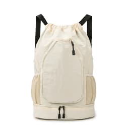 image-2 Rackets Tennis Racket Backpack with Shoes Pocket Waterproof Badminton Sports Bag Large Capacity Drawstring Closure Gym Pack