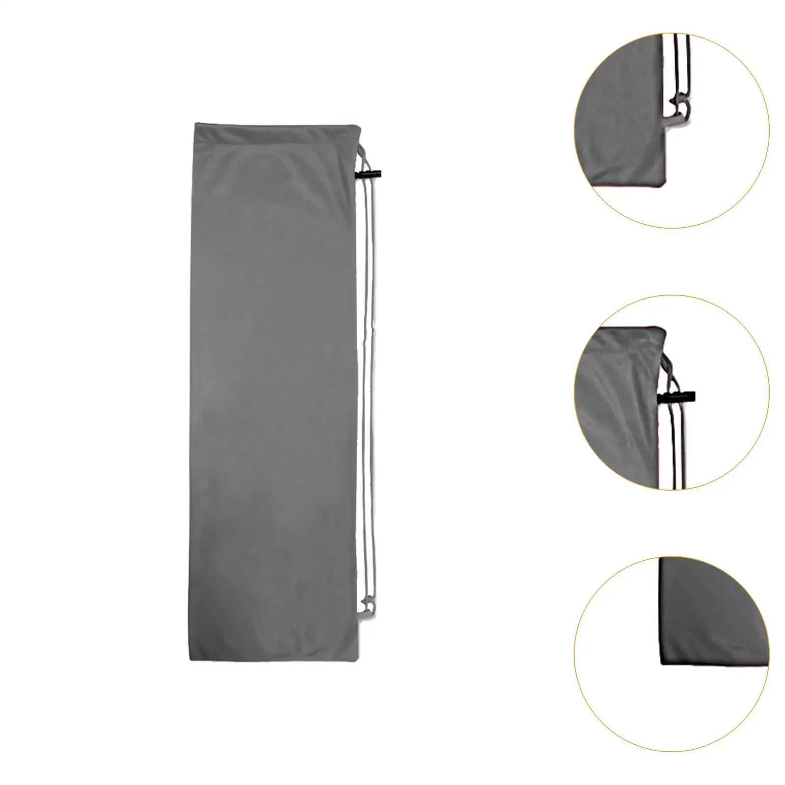 image-Badminton Racket Bag Pouch,Portable Drawstring Bag Soft Dustproof Protective Cover Case for Beginner Badminton Players