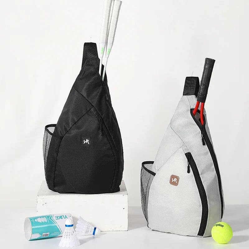image-Sports Sling Bag Tennis Badminton Racket Bag Outdoor Sport Fitness Bag Men Women Shoulder Cross-Body Bag Large Capacity Backpack