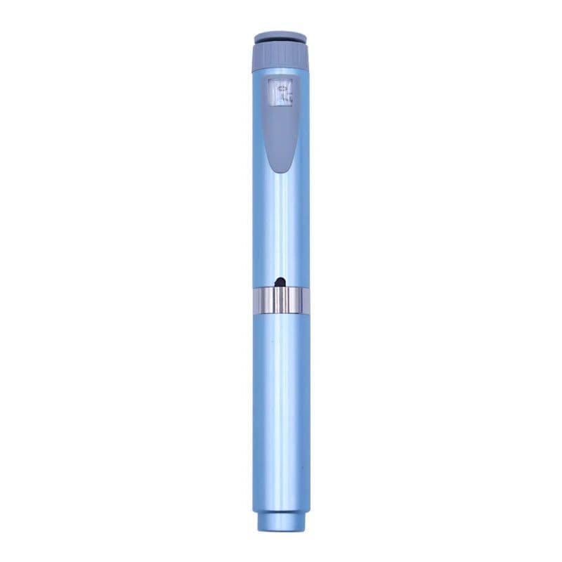 image-Metal Reusable V2 0-60IU Injection Pen with Pen case Adjustable 3ml Cartridge Injector Pen