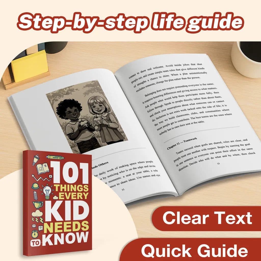 image-101 Things Every Kid Needs to Know—Essential Life Skills Book for Children|Learn Independence, Confidence,and Smart Habits