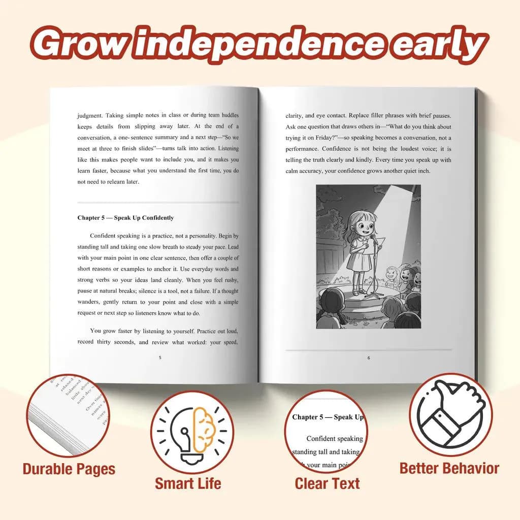 image-101 Things Every Kid Needs to Know—Essential Life Skills Book for Children|Learn Independence, Confidence,and Smart Habits