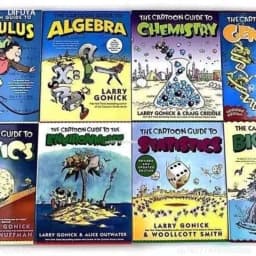 image-8 Books The Cartoon Guide to Statistics/Chemistry Funny Science Comics English Story Book Help Child Be Reader Early Education