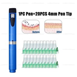 image-Magic Pen Injection Pen Kit 3ml Empty Cartridges Cassette Bottle 4/6/8mm Pen Tip Sterile Individual Packaging for Lilly Insulin