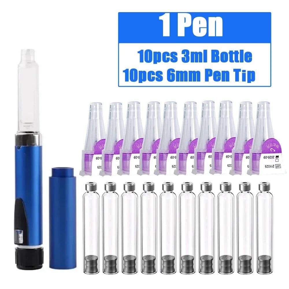 image-Magic Pen Insulin Cartridges 3ml Empty Cassette Bottle for Lilly Insulin Injection Pen Medical Aesthetics Individual Packaging