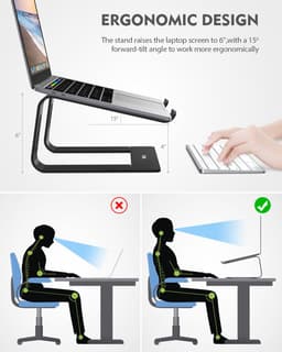 image-Laptop bracket support aluminum alloy desktop computer increase rack portable notebook cooling rack storage base