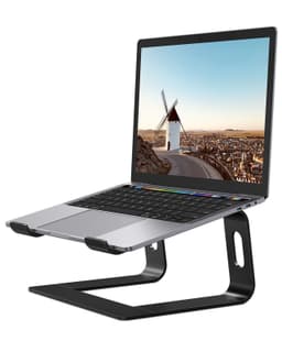 image-Laptop bracket support aluminum alloy desktop computer increase rack portable notebook cooling rack storage base