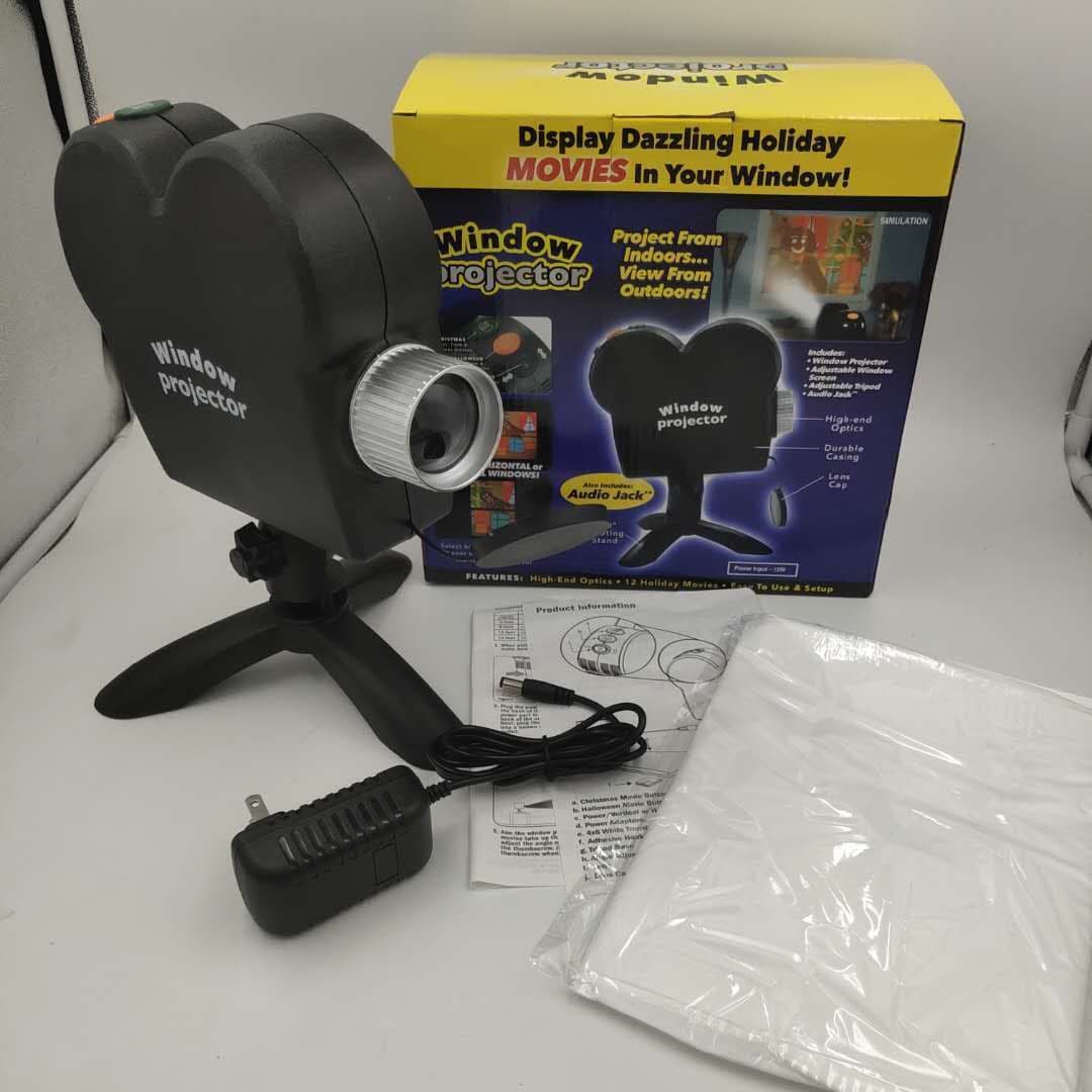 image-Window Projector Christmas Projector Lamp Halloween Projector 12 Videos Home Window Projector