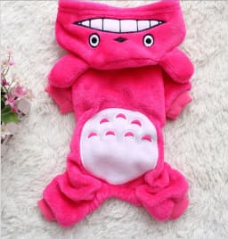 image-Cat Transformation Suit Teddy Small Dog Costume Warm Dog Clothes Pet Clothes Autumn and Winter Models Four-legged Hooded