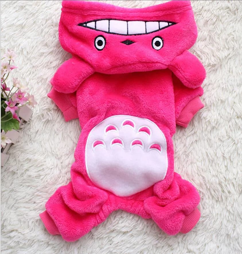 image-Cat Transformation Suit Teddy Small Dog Costume Warm Dog Clothes Pet Clothes Autumn and Winter Models Four-legged Hooded
