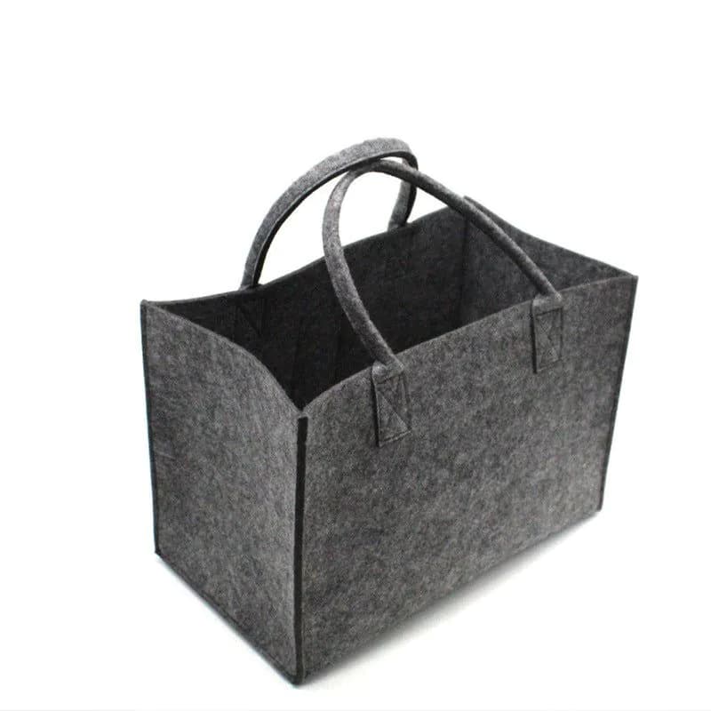 image-Manufacturer's source felt tote bag non-woven storage bag large capacity gift packaging bag custom logo