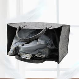 image-Manufacturer's source felt tote bag non-woven storage bag large capacity gift packaging bag custom logo
