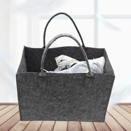 image-Manufacturer's source felt tote bag non-woven storage bag large capacity gift packaging bag custom logo