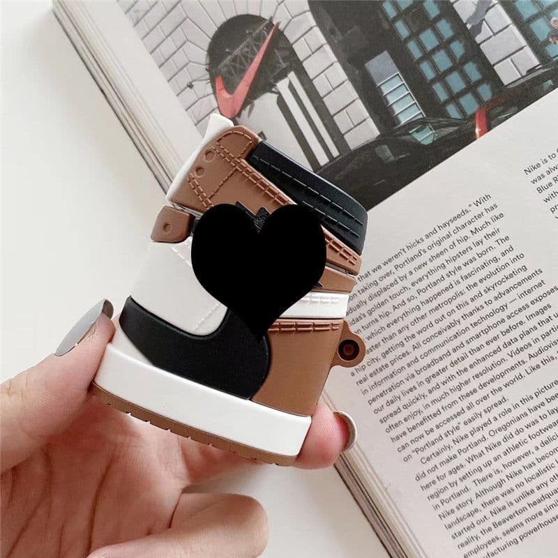 image-Tide creative barb sneakers Airpods pro3 generation protection Apple earphone sleeve Airpods1/2 protection applicable