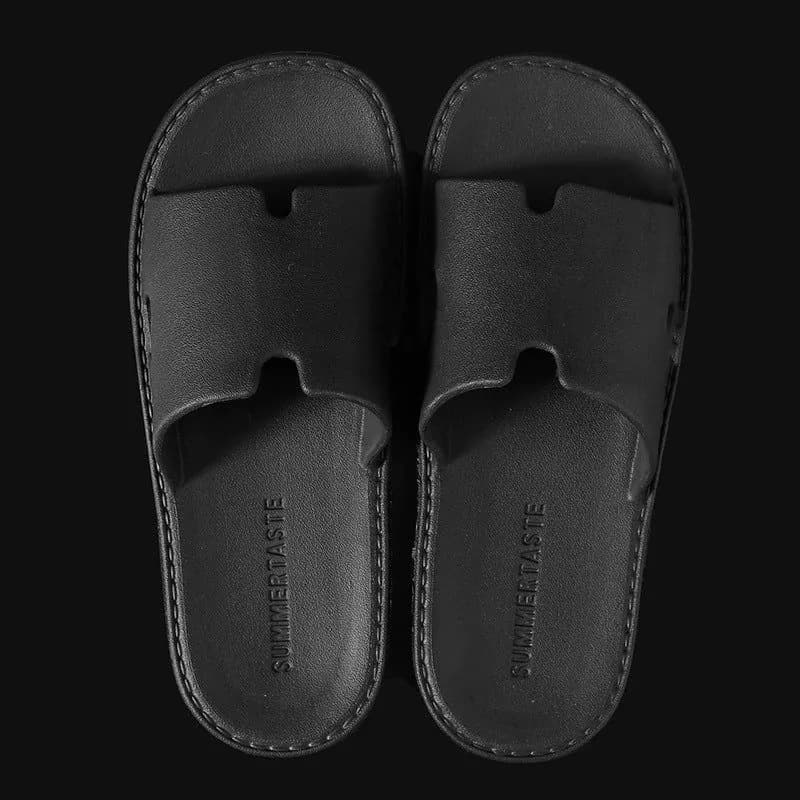 image-New products wholesale spot foot feces slippers female summer indoor home bathroom bath couple thick-soled sandals male
