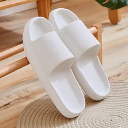 image-New products wholesale spot foot feces slippers female summer indoor home bathroom bath couple thick-soled sandals male