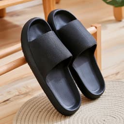 image-New products wholesale spot foot feces slippers female summer indoor home bathroom bath couple thick-soled sandals male