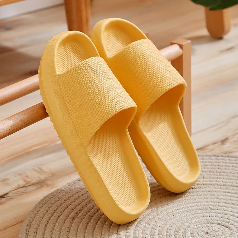 image-New products wholesale spot foot feces slippers female summer indoor home bathroom bath couple thick-soled sandals male