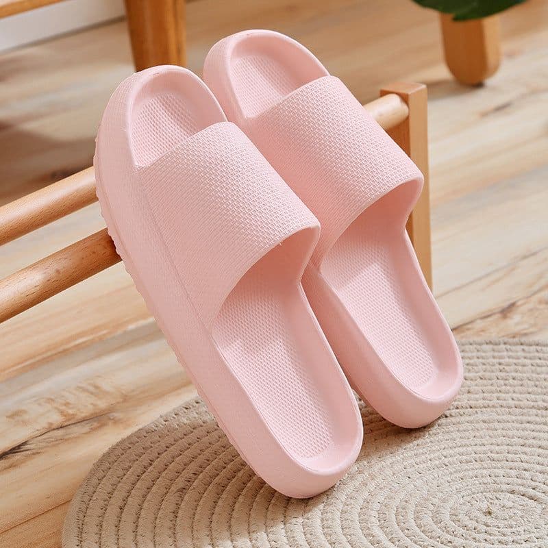 image-New products wholesale spot foot feces slippers female summer indoor home bathroom bath couple thick-soled sandals male