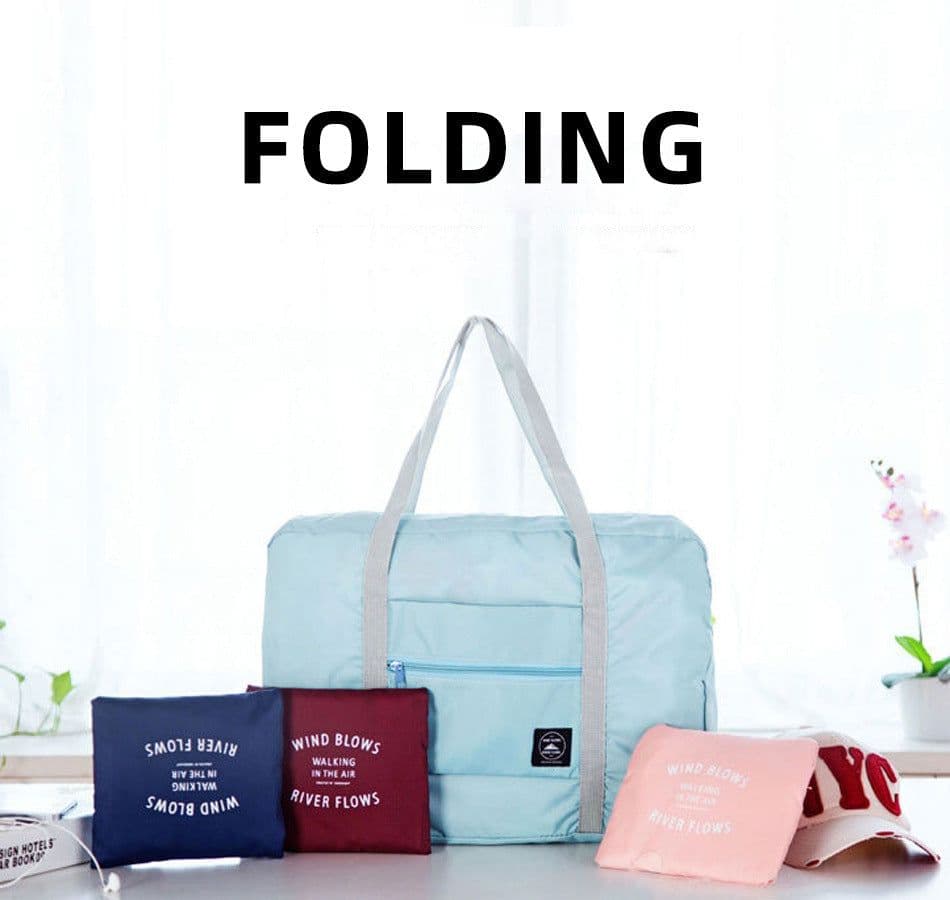 image-Travel bag men and women foldable duffel bag storage bag large capacity hand luggage bag travel accessories