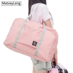 image-Travel bag men and women foldable duffel bag storage bag large capacity hand luggage bag travel accessories