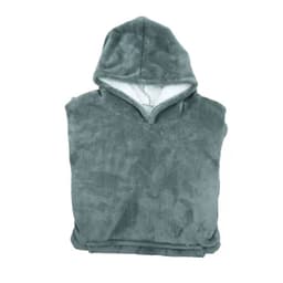 image-Cross-border winter thickened nightgown lazy wear hedging fleece hooded TV blanket cold-proof clothes couple lazy pajamas