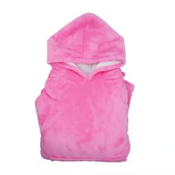 image-Cross-border winter thickened nightgown lazy wear hedging fleece hooded TV blanket cold-proof clothes couple lazy pajamas