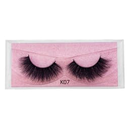 image-New product 5d mink hair fried false eyelashes natural thick style messy curled eyelashes K01-K12 pull-out box