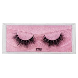 image-New product 5d mink hair fried false eyelashes natural thick style messy curled eyelashes K01-K12 pull-out box