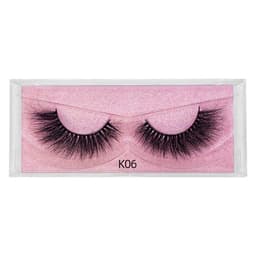 image-New product 5d mink hair fried false eyelashes natural thick style messy curled eyelashes K01-K12 pull-out box