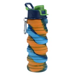 image-Creative Silicone Folding Water Cup Outdoor Sports Portable Water Bottle Cycling Sports Large Capacity Portable Water Bottle Gift