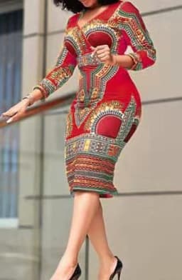 image-2020 Spring and Autumn Collection AliExpress Amazon Hot Sale European and American Sexy Fashion Digital Printed Dress