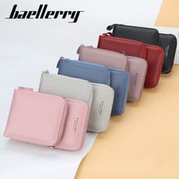 image-baellerry women's wallet Korean version of large-capacity zipper mobile phone bag female fashion all-match soft leather diagonal female bag