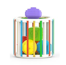 image-Baby Puzzle Rainbow Secele Enlightenment Exercise Finger Grasping Push Push Music Shape Cognition Early Education Baby Toys